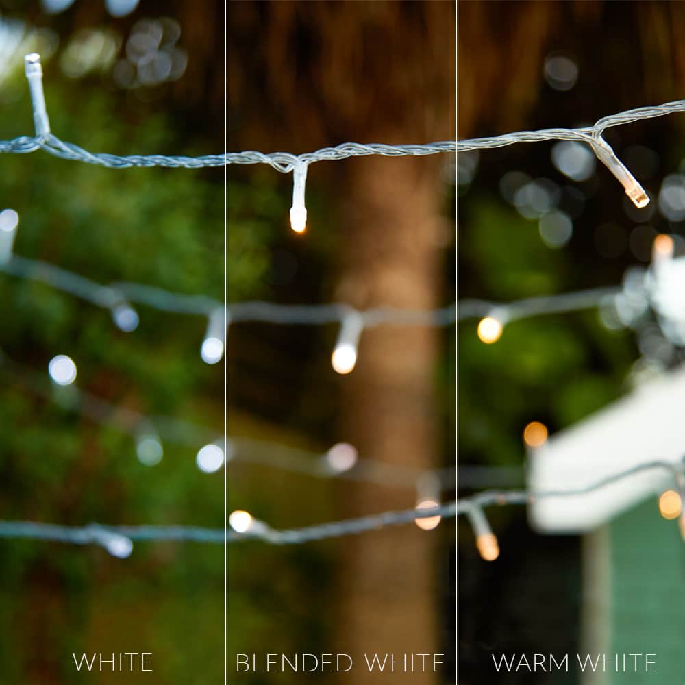 Solar Fairy Lights Dual White
