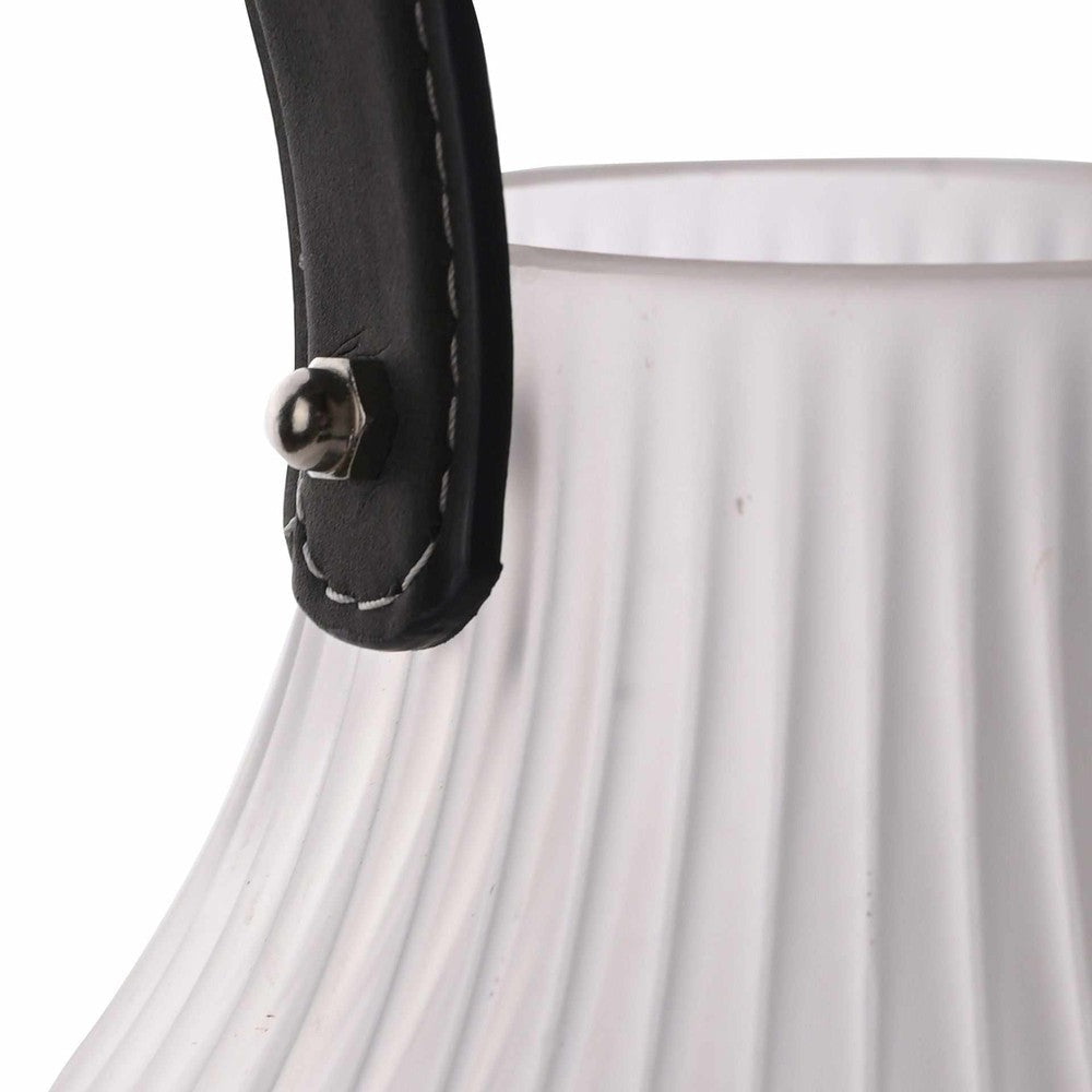 Frosted White Portable Battery Lantern