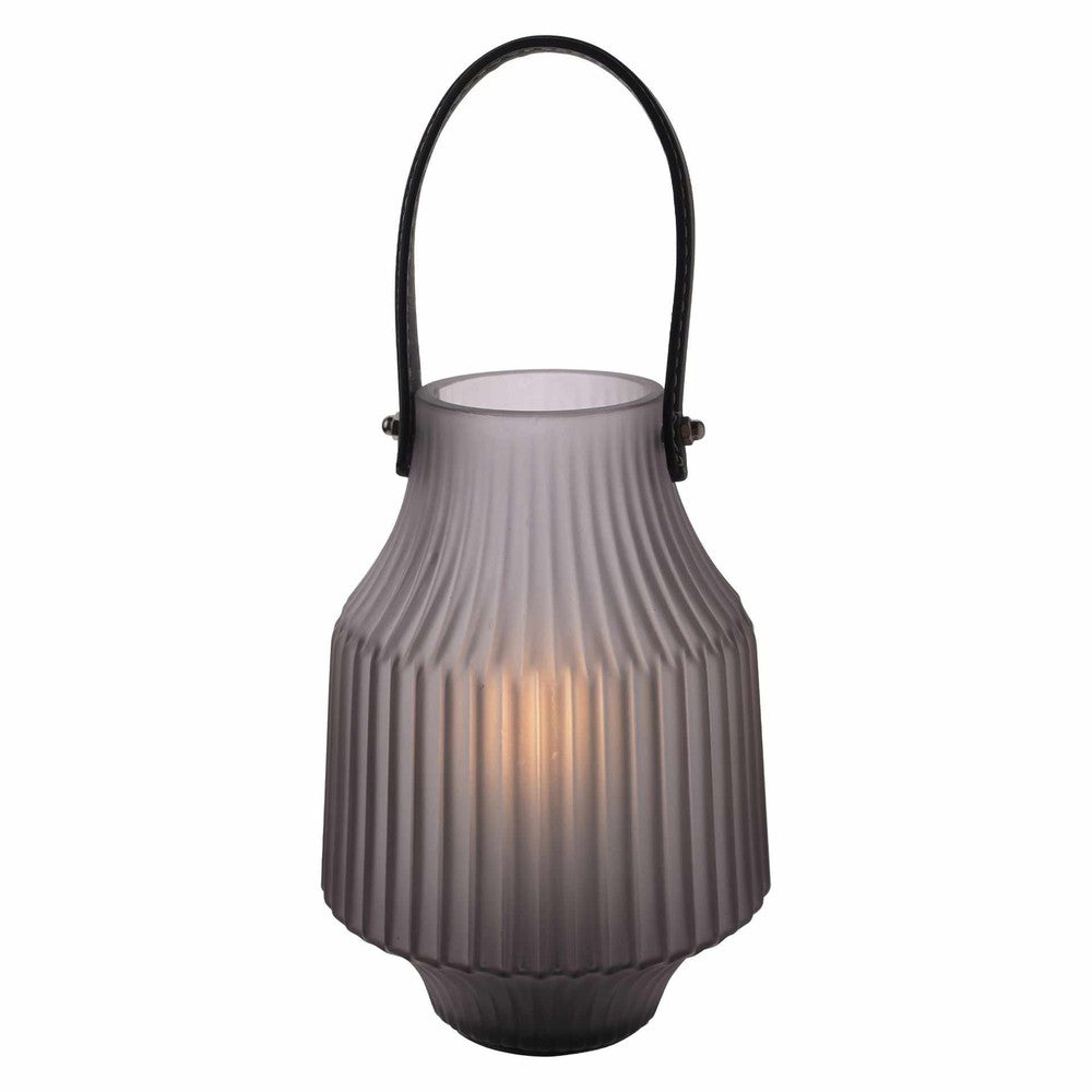 Frosted Grey Portable Battery Lantern