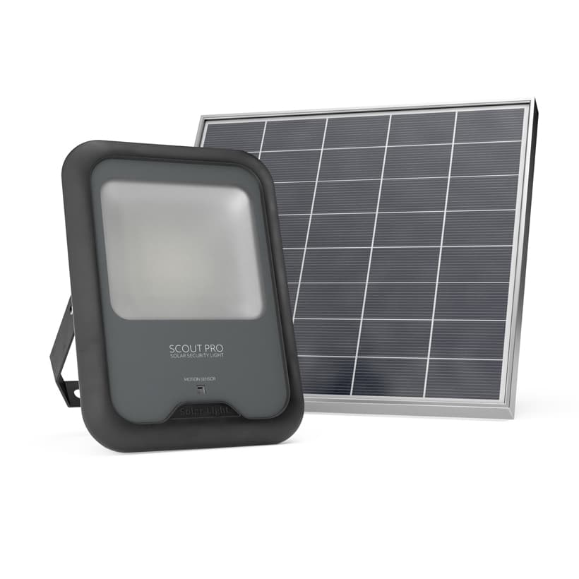 Scout Pro Solar Floodlight Black