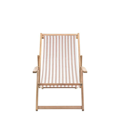 Creta Deck Chair Clay Stripe