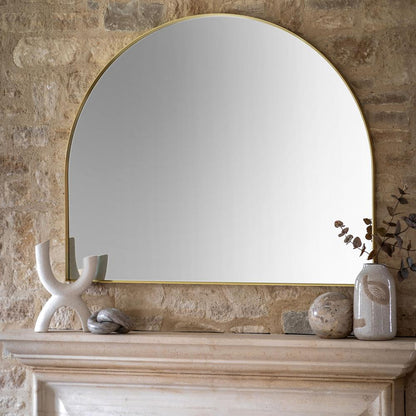 Holworth Overmantle Mirror Gold