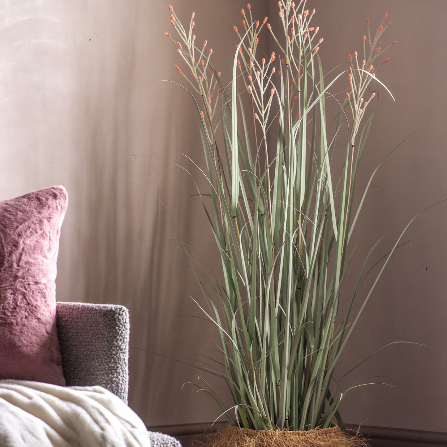 Potted Grass Green Russet