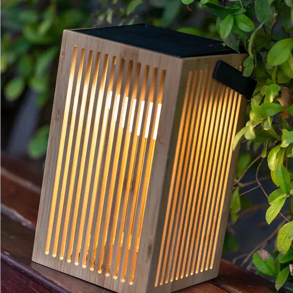 x6 Okinawa Solar Bamboo Lanterns