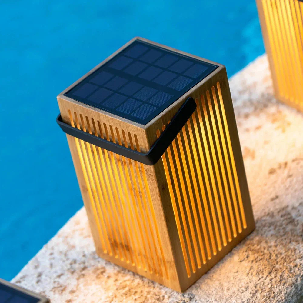 x6 Okinawa Solar Bamboo Lanterns