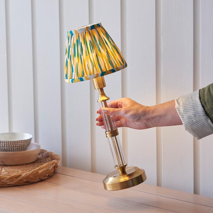 Morton Rechargeable Table Lamp White Shade