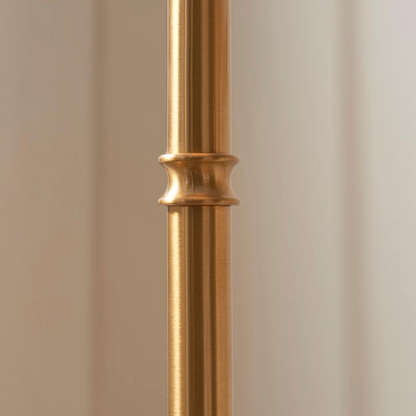 Burley Rechargeable Floor Lamp with Ikat Shade