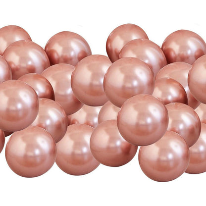 Rose Gold 2025 Happy New Year Balloon Mosaic