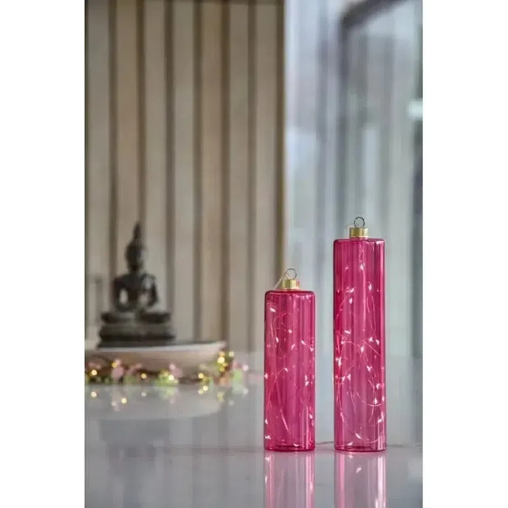 x6 Glass Cylinders Camellia