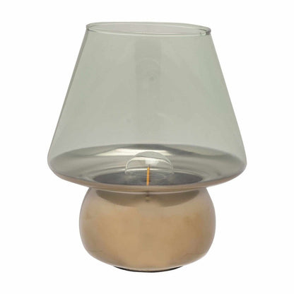 Gold & Green LED Lamp