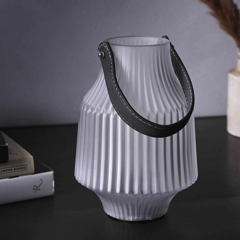 Frosted White Portable Battery Lantern