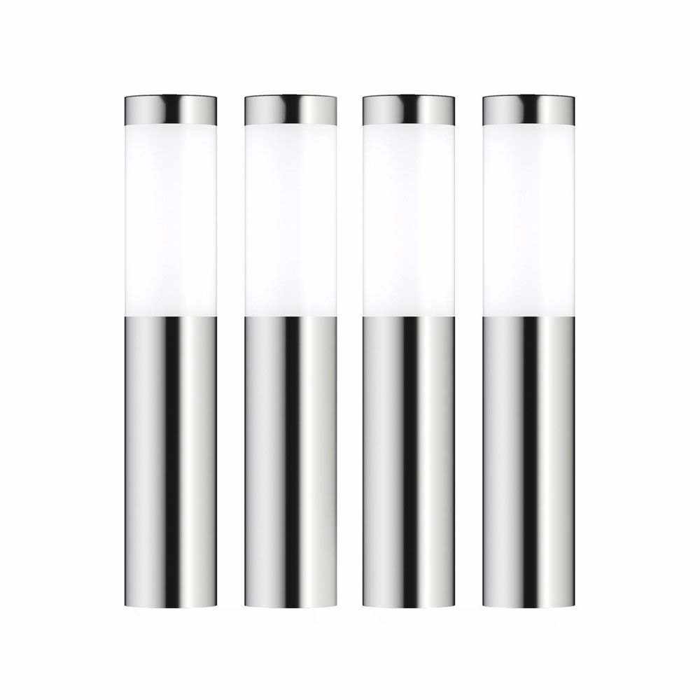 Mini Essex Solar Post Lights Silver